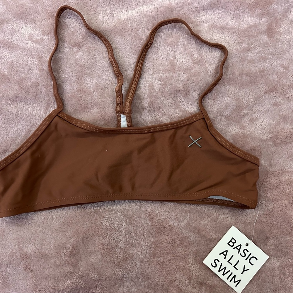 Brown Bikini Top